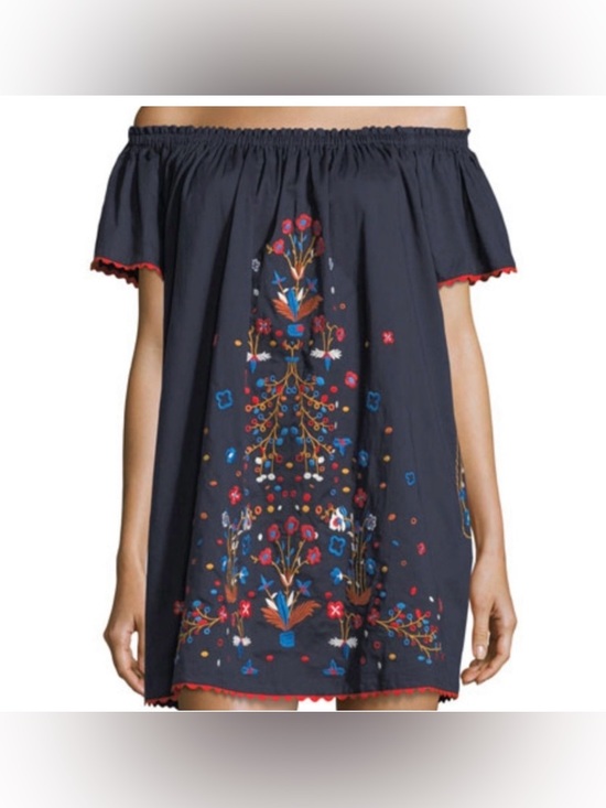 Tory Burch Other - Tory Burch Embroidered Cover-Up Tunic, Large